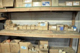 Lot-Flat Washers, Staples, Wing Nuts, Insulation Nails, etc. on Middle Shelf