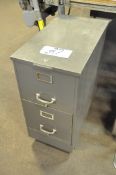 Lot-(1) 2-Drawer Portable Dump File and (1) Portable Typewriter Stand