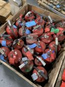 Lot of Various Size Fire Extinguers