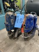 Lot of (2) Jancy Magnetic Base Drills, 110 Volt ( Both Tagged Not Working)