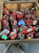 Lot of Various Size Fire Extinguers