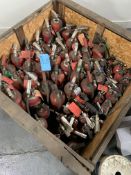 Lot of Various Size Fire Extinguers