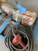 Coffing (2) Ton Powered Chain Fall, 110 Volt