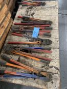 Lot of Various Size Bolt Cutters