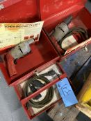 Lot of (2) Milwaukee 6760-1 Heavy Duty Screw Shooter 110 volt (in case)