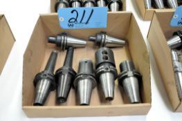 Lot-(7) CAT40 Taper Tool Holders in (1) Box