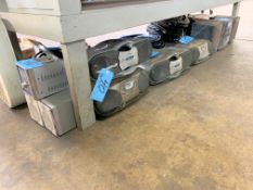 Lot-(5) Various Portable Radios Under (1) Table
