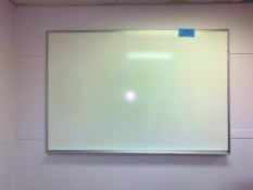 Dry Erase Board, Cork Notice Board, and Bookcase