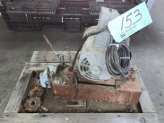 Custom Fabricated Portable Mill, Dayton 3/4-HP Motor, on (1) Pallet