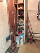 Lot-Painting Supplies, (Men's Room) (Dolly Included)