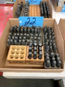Lot-Various Hand Stamp Sets in (1) Box