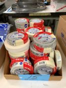 Lot-Various Packaged Masking Tape in (1) Box