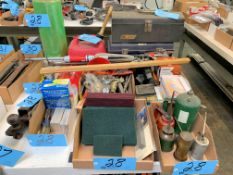 Lot-Grease Guns, Caulk Guns, Oiler Cans, Scotchbrite Pads, Hitch Insert, Etc.