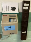 Amano Microder MJR7000 Electronic Time Clock with Card Rack