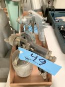 Lot-(1) DeVilbiss and (1) Binks Pneumatic Sprayer Cup Guns in (1) Box