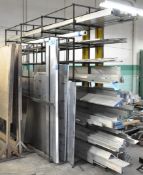 Lot-(2) Stock Racks, (Contents Not Included), (Not to Be Removed Until Empty)