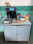 Lot-(1) Bunn Coffee Maker, (1) Cuisinart Table Top Hot Plate, Etc.