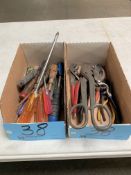 Lot-Screwdrivers, Pliers and Snips in (2) Boxes