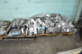 Lot-Aluminum Flat Bar and Angle Cutoff Stock on (4) Pallets