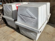 Lot of (2) Plastic Drum Caddies