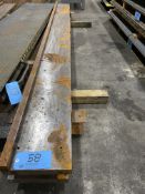 Lot of Set of (4) 12' x 1' Clay Rails