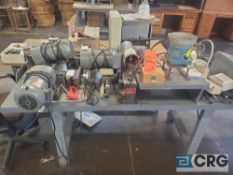 Lot of (3) Alviti jewelery link machines with Syntron bowl feeders (LOCATION: 2ND FLOOR)