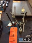 Lot of (4) magnetic stands with dial indicators (LOCATED IN TOOL ROOM MACHINE SHOP)