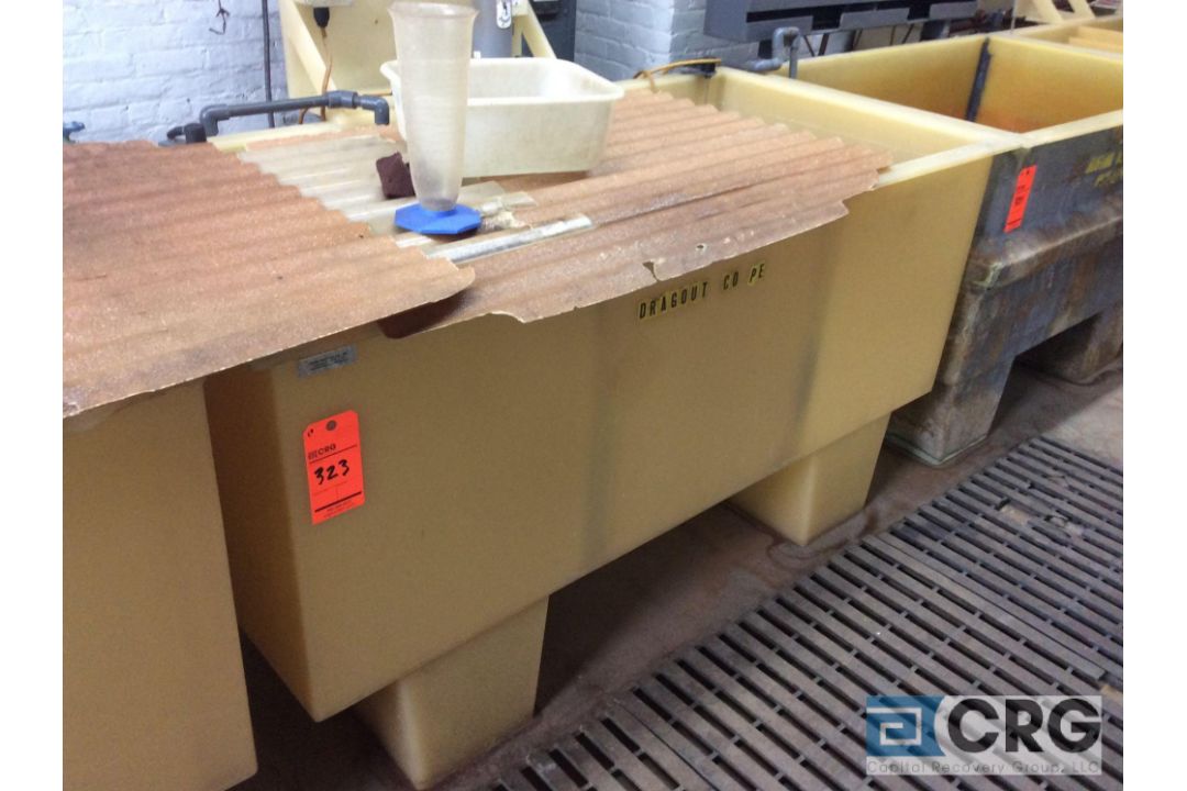 68 inch wide poly tank (LOCATION: PLATING ROOM ON 2ND FLOOR)