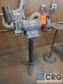 Dayton 10 inch D.E. pedestal grinder, 1 HP, 1725 rpm, 1 phase (LOCATED IN TOOL ROOM MACHINE SHOP)