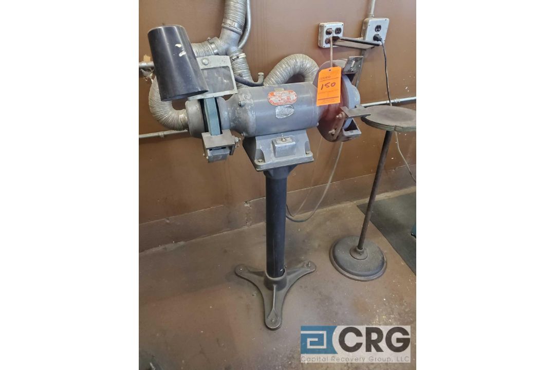 Dayton 10 inch D.E. pedestal grinder, 1 HP, 1725 rpm, 1 phase (LOCATED IN TOOL ROOM MACHINE SHOP) - Image 1 of 2