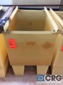 24 inch wide poly tank (LOCATION: PLATING ROOM ON 2ND FLOOR)