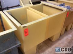 52 inch wide poly tank (LOCATION: PLATING ROOM ON 2ND FLOOR)