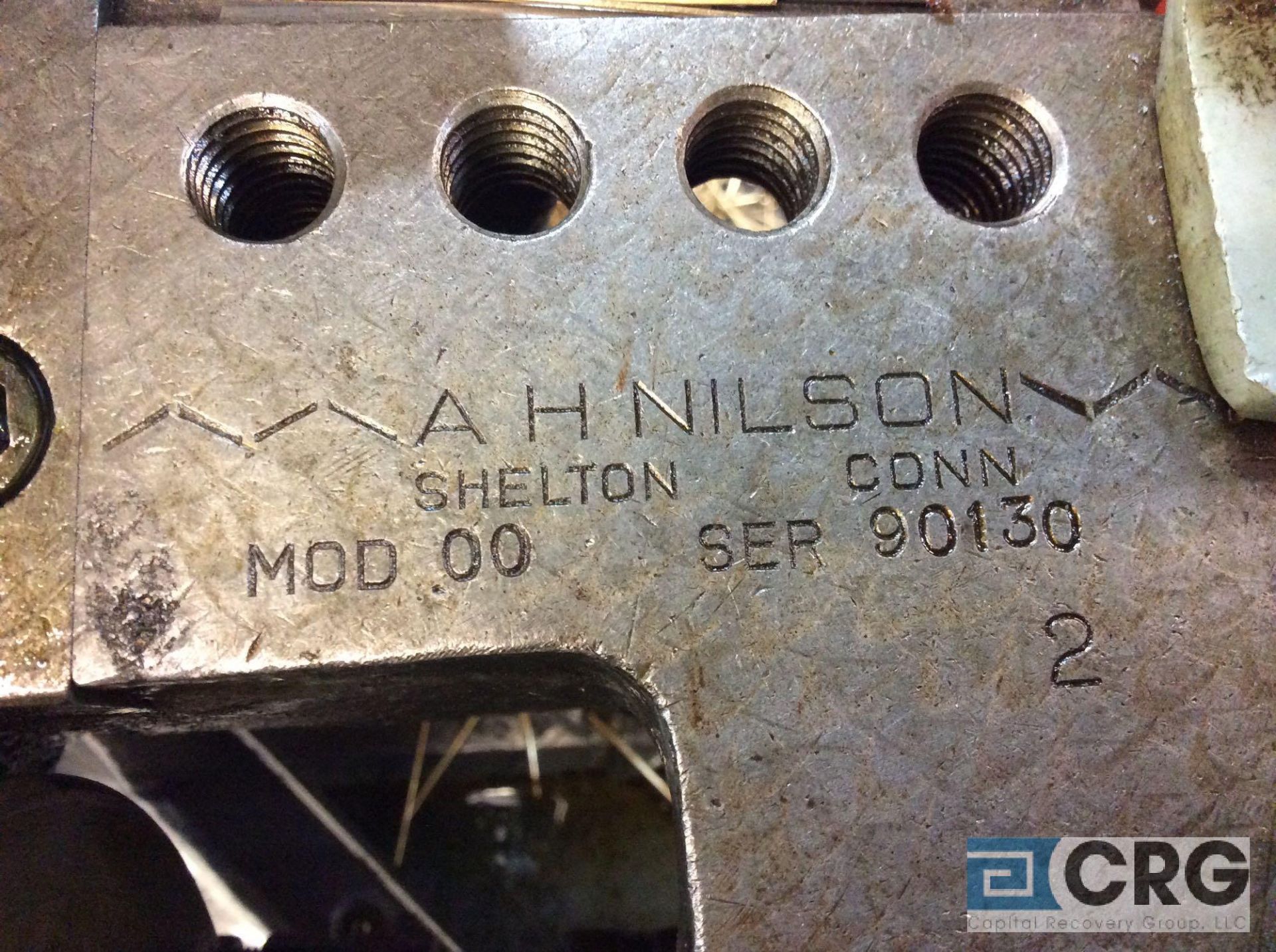 Nilson Fourslide, mn S-00, sn 90130, 1/32 max wire diameter, 3/8 max width flat stock, 3 inch feed - Image 4 of 4