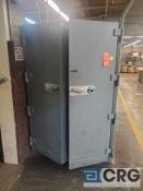 Murray 2D combination lock safe, 76 inches high X 54 inches wide X 34 inches deep (LOCATION: 2ND