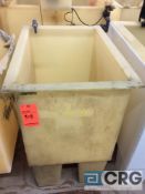 24 inch wide poly tank (LOCATION: PLATING ROOM ON 2ND FLOOR)