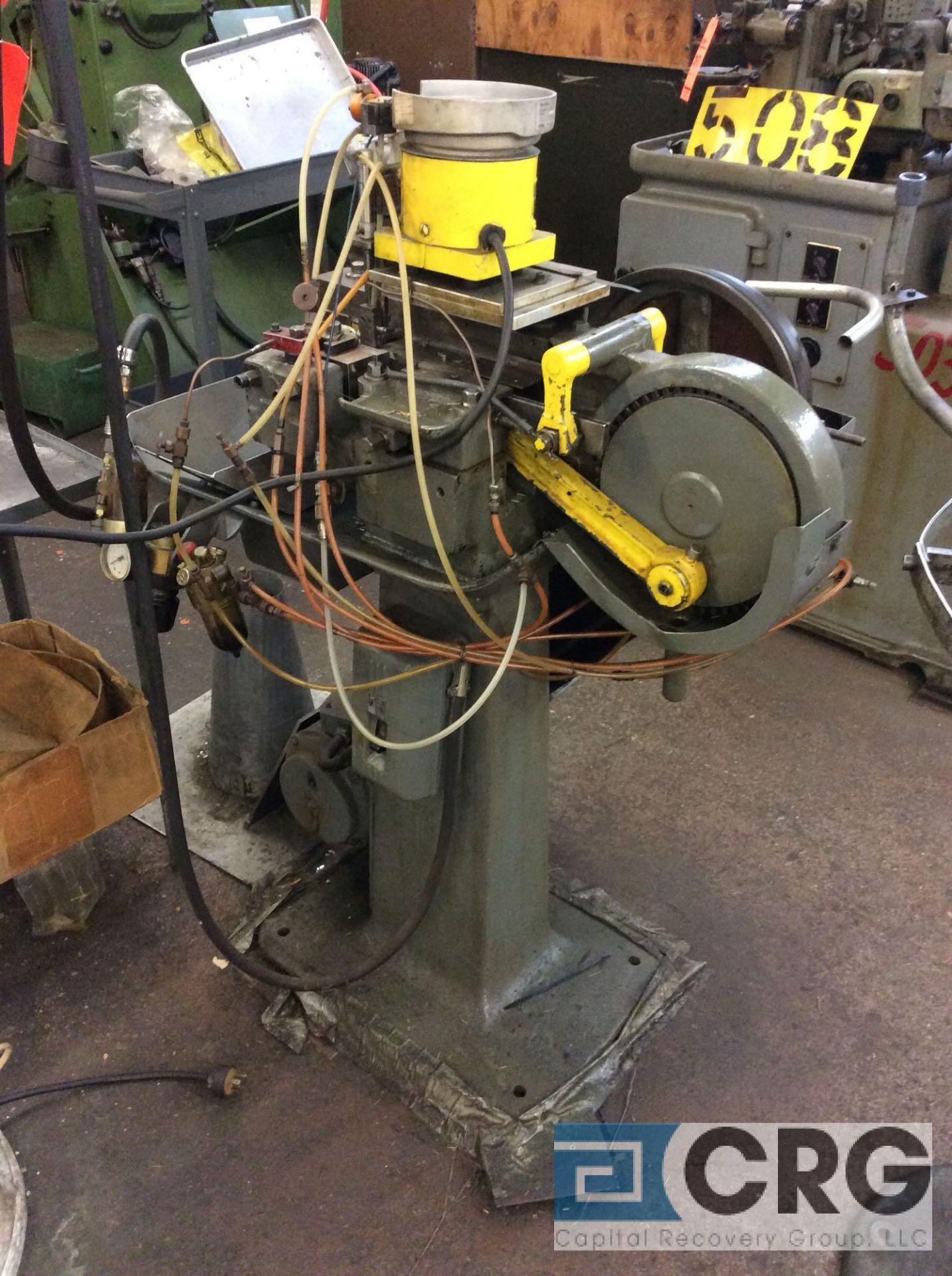 Waterbury Farrel model #0 thread roller, horizontal hand feed, 5/32” max thread dia. 1 ½” max thread - Image 3 of 3