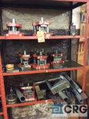 Lot of asst press dies (CONTENTS OF 7 SHELVES) (LOCATED ON 1ST FLOOR PRODUCTION AREA)