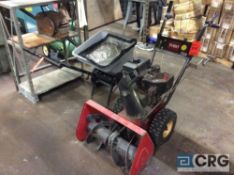 Toro snowblower, 24 inch throat, 7 HP gas engine and (1) broadcast spreader (LOCATED INSIDE TOOL
