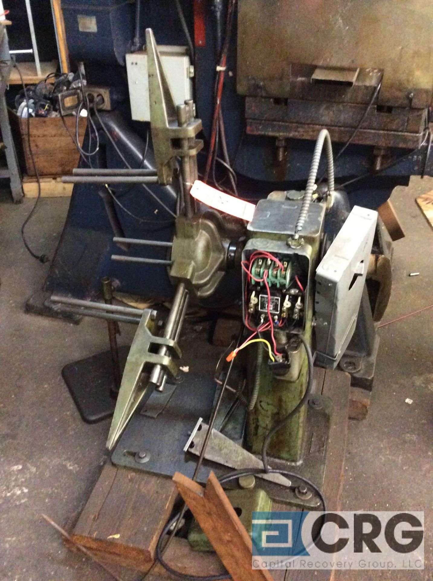 Danly 60:ton press with air clutch, sn 6051960163, 3 1/2 inch stroke, 13 1/2 inch shut height, - Image 5 of 5