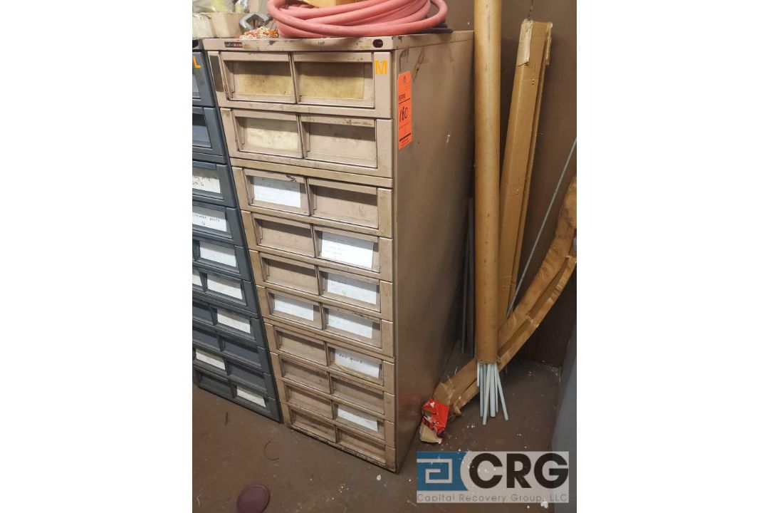 10-drawer steel parts cabinet (LOCATED IN TOOL ROOM MACHINE SHOP)