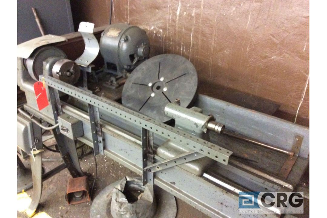 Custom lathe with table, 6 X 36 BC (LOCATED ON 1ST FLOOR PRODUCTION AREA) - Image 2 of 2