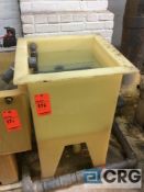 24 inch wide poly tank (LOCATION: PLATING ROOM ON 2ND FLOOR)