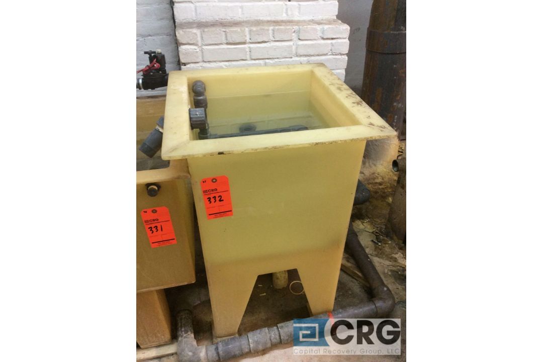 24 inch wide poly tank (LOCATION: PLATING ROOM ON 2ND FLOOR)