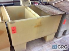 52 inch wide poly tank (LOCATION: PLATING ROOM ON 2ND FLOOR)