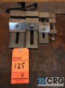 Lot of (4) precision vises, 1-3 inch widths (LOCATED IN TOOL ROOM MACHINE SHOP)