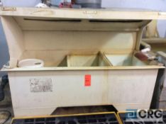 72 inch wide poly tank (LOCATION: PLATING ROOM ON 2ND FLOOR)