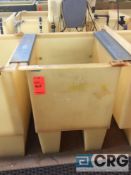 28 inch wide poly tank (LOCATION: PLATING ROOM ON 2ND FLOOR)
