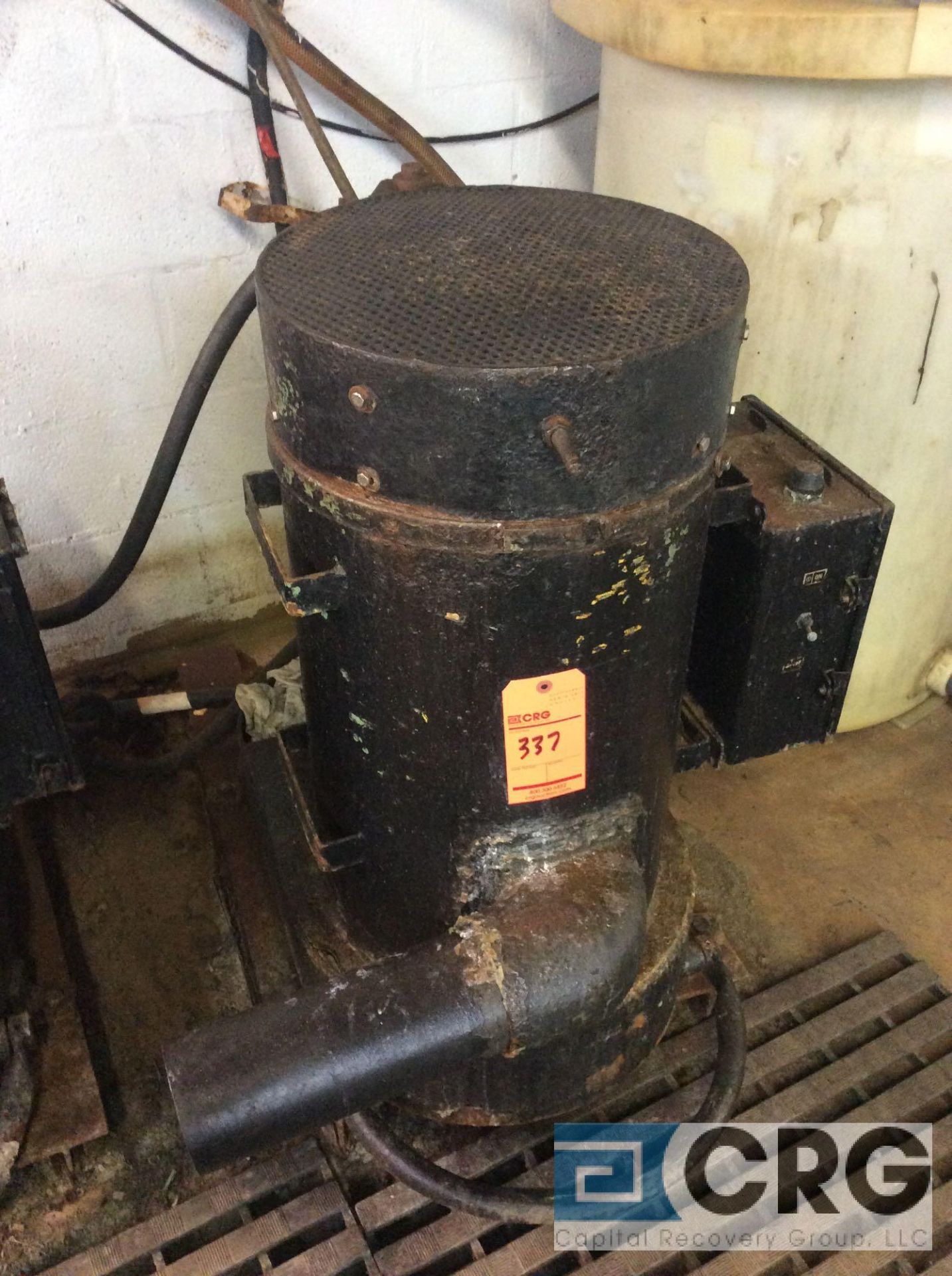 Electric spin dryer, aluminum coiled, steam heated. (LOCATION: PLATING ROOM ON 2ND FLOOR)