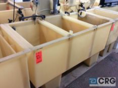 68 inch wide poly tank (LOCATION: PLATING ROOM ON 2ND FLOOR)