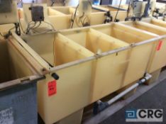 68 inch wide poly tank (LOCATION: PLATING ROOM ON 2ND FLOOR)